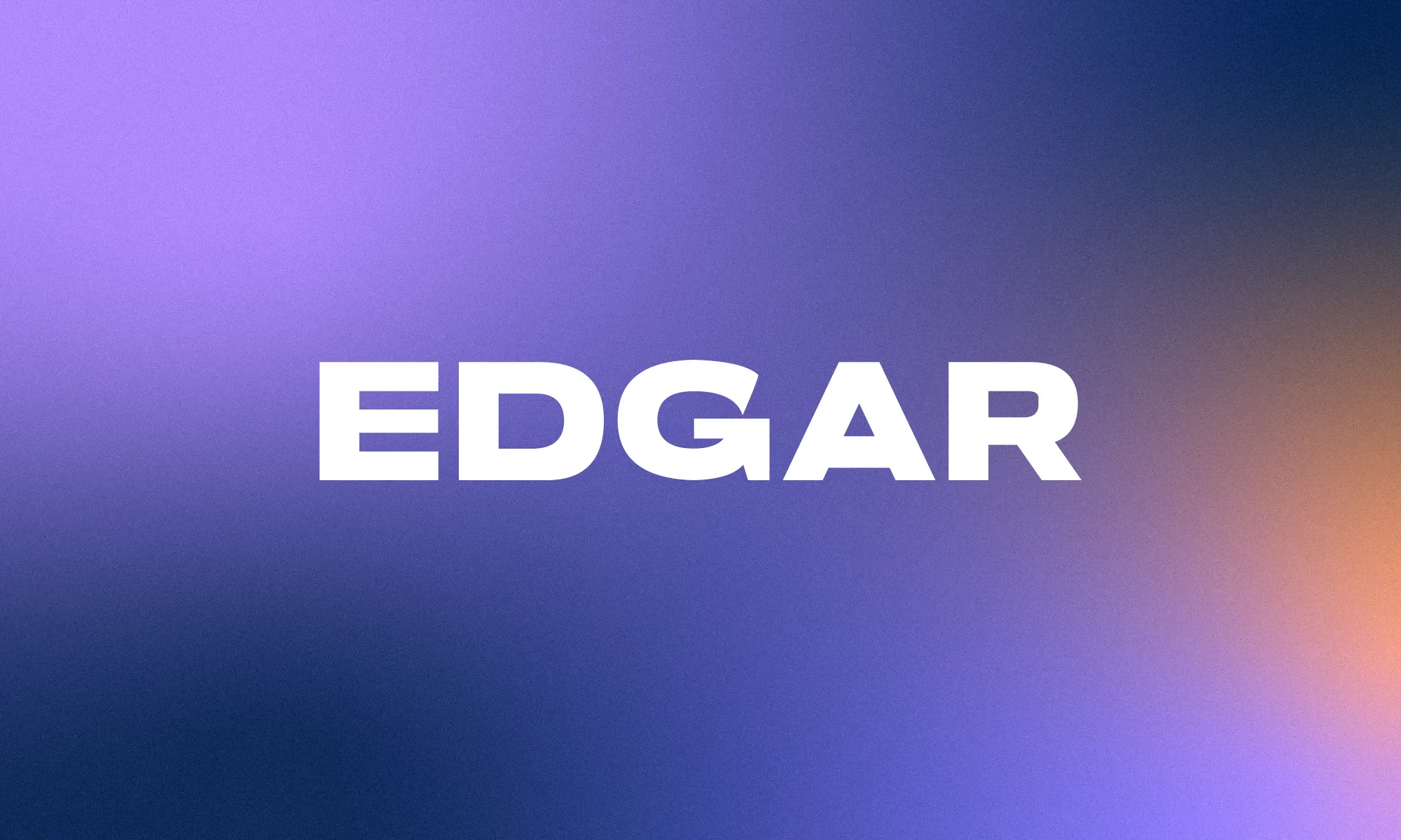 Logo de l'agence marketing Edgar, connu auparavant sous le nom d'Edgar Bâtisseur de marques.